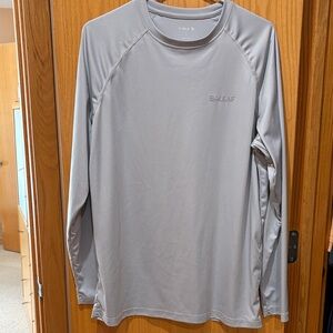 BALEAF UPF 50+ Men's Gray Long Sleeve Performance 
 Shirt